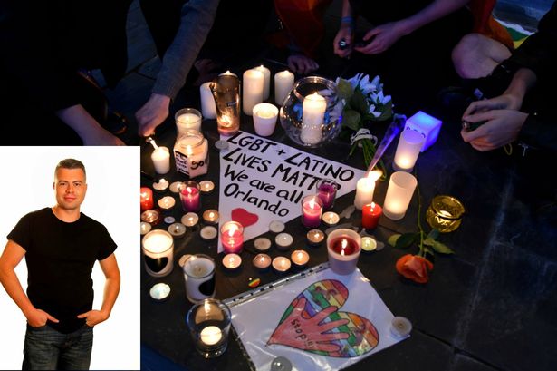 Bridge FM breakfast show presenter Lee Jukes inset is helping to organise a vigil for the victims of the Orlando massacre in Bridgend