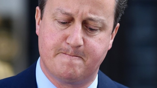 British Prime Minister David Cameron campaigning to stay in the EU. Polls are pointing towards a Stay vote