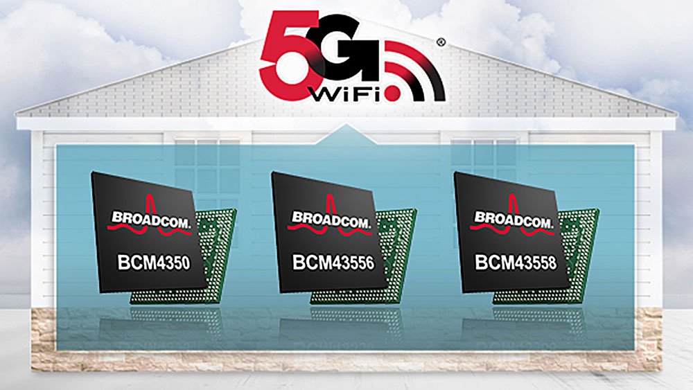 Broadcom makes a bevy of wireless- and wireline- chips