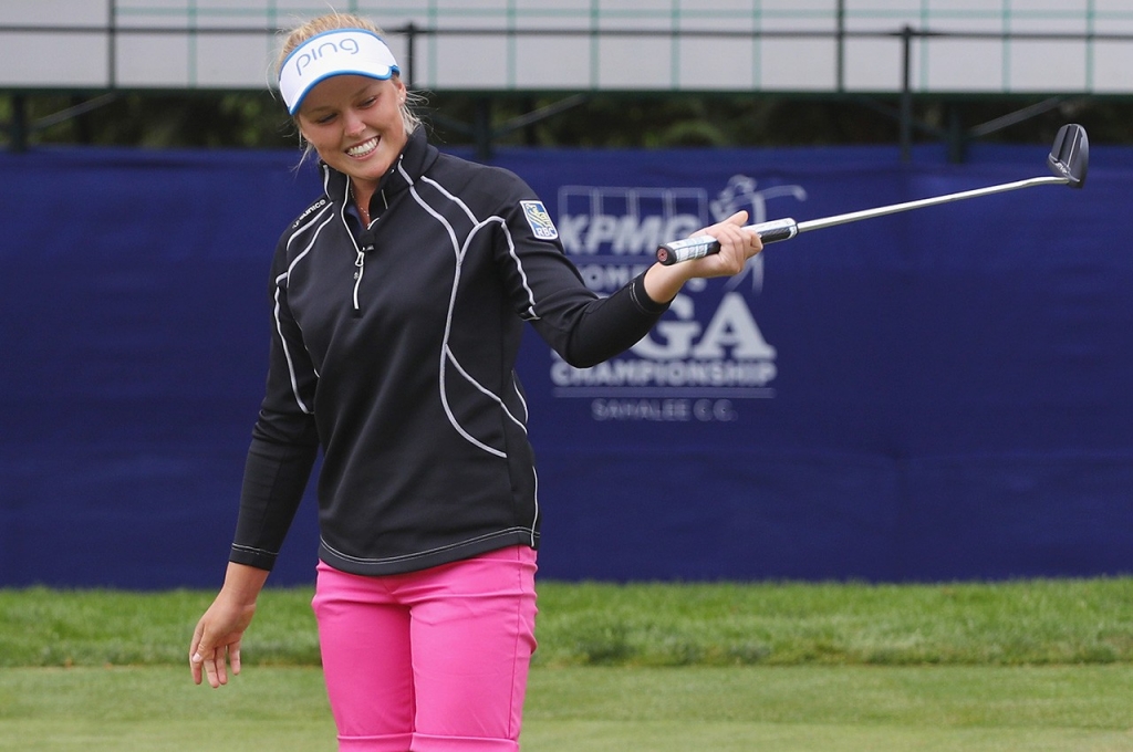 Brooke Henderson had a highly productive first day at the KPMG Women's PGA Championship