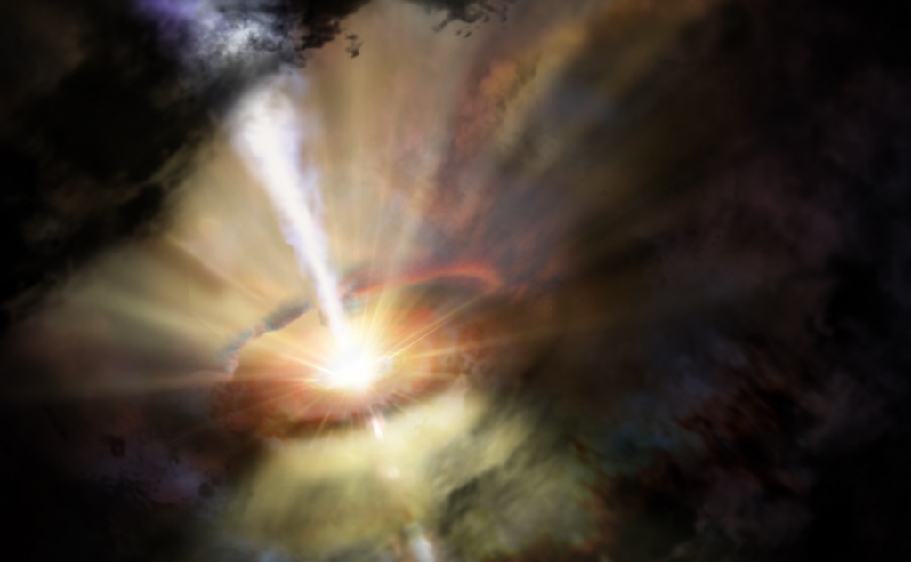 Feeding habits of 'supermassive' black hole uncovered by Welsh astronomers