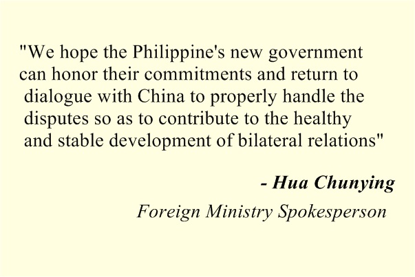 Palace to China: US does not intervene in West PH Sea arbitration case