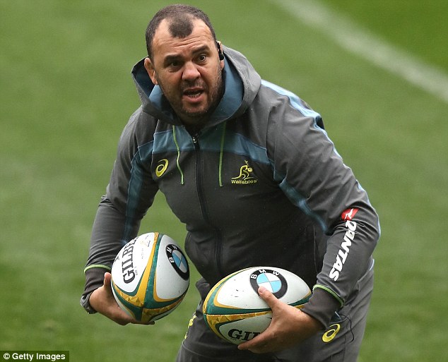 Cheika has seen his Wallabies team lose both of their two games so far in the Test series with England