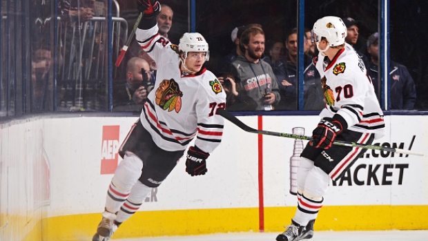 Chicago Blackhawks winger Artemi Panarin left claimed the Calder Trophy as top rookie of the 2015-16 season