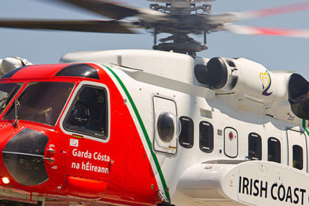 The Irish coastguard is assisting in the search