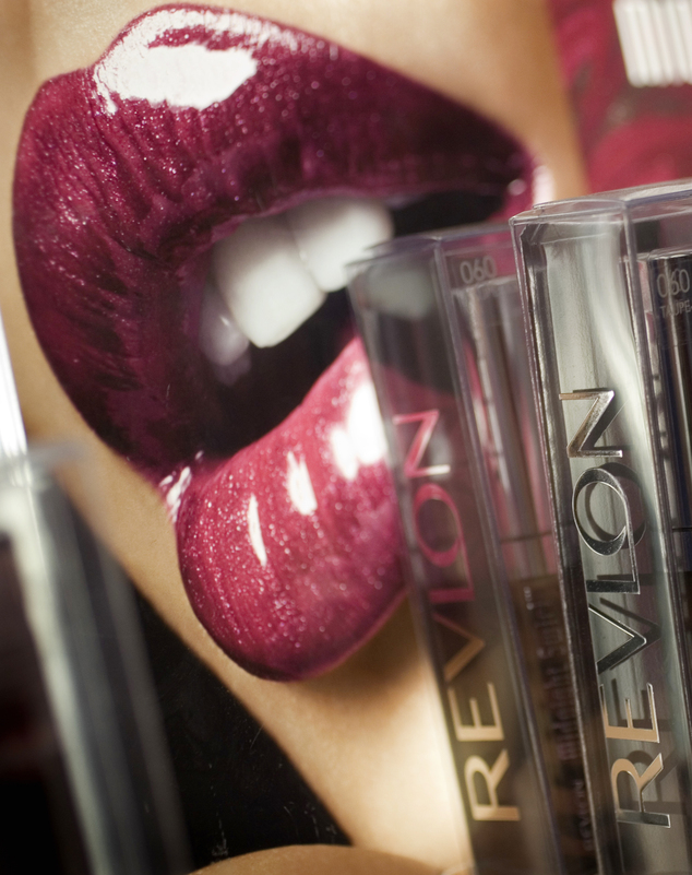 Revlon lipstick is displayed in a New York pharmacy. Revlon Inc. announced Thursday