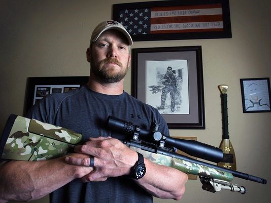 Custom Chris Kyle is seen in this 2012