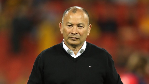 England head rugby coach Eddie Jones was not impressed by the bizarre question