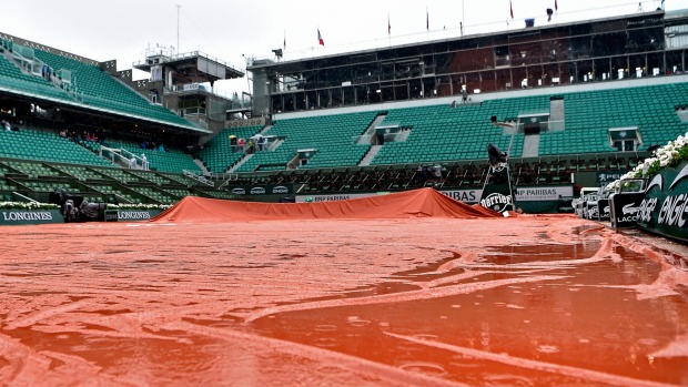 Novak Djokovic and Serena Williams were among the players whose matches were postponed