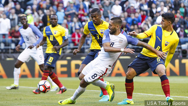 Soccer 2016 Copa America Centenario Ecuador at USA