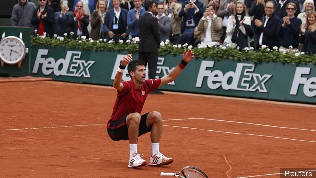 Tennis- French Open Mens Singles Final match- Roland Garros- Novak Djokovic of Serbia vs Andy Murray of Britain