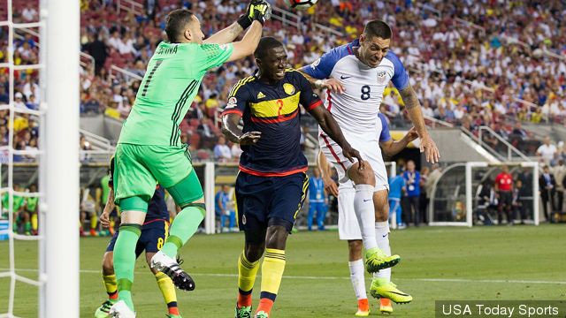 Soccer 2016 Copa America Centenario Colombia at USA