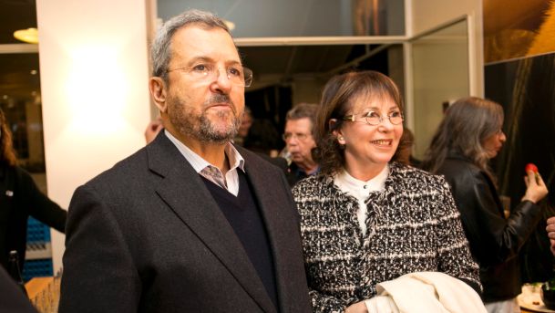 Ehud Barak with wife Nili