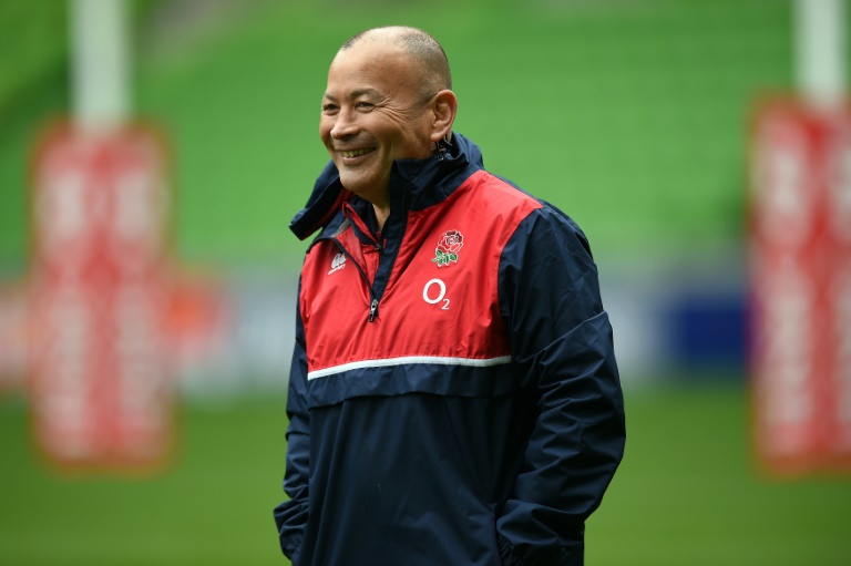 AFP  File  Saeed KhanEngland's rugby union team head coach Eddie Jones seen during the captain's run at AAMI Park in Melbourne