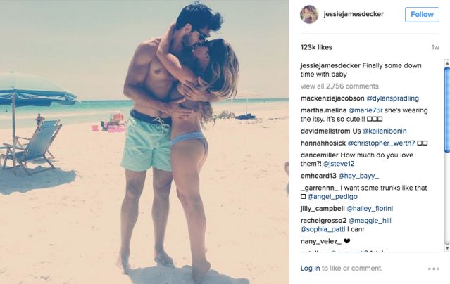 Eric Decker and wife Jessie James Decker