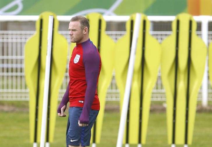 Football Soccer- Euro 2016- England Training- Stade des Bourgognes Chantilly France- 26/6/2016 England's Wayne Rooney in training REUTERS  Lee Smith