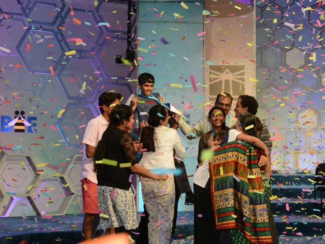 2016 Scripps National Spelling Bee Nihar Janga and family