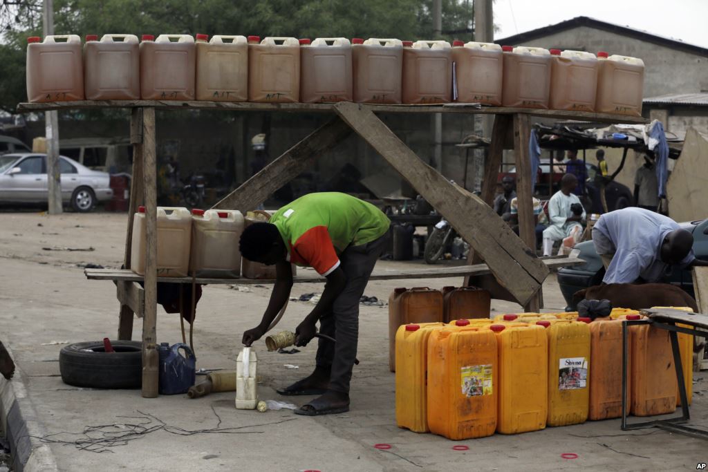 A fuel shortage in the country has created long lines at gas stations