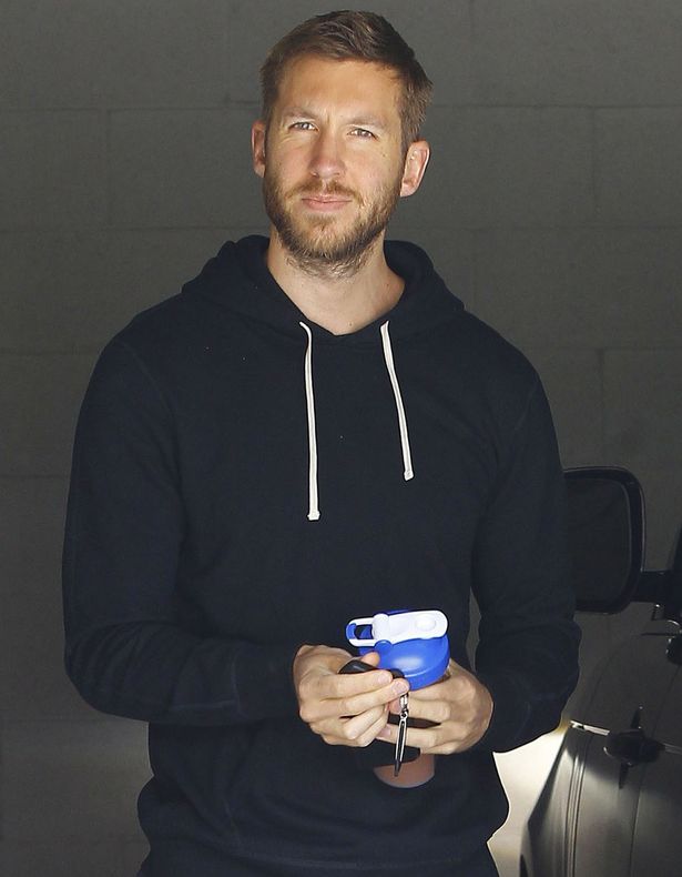 DJ Calvin Harris at the gym in Los Angeles California