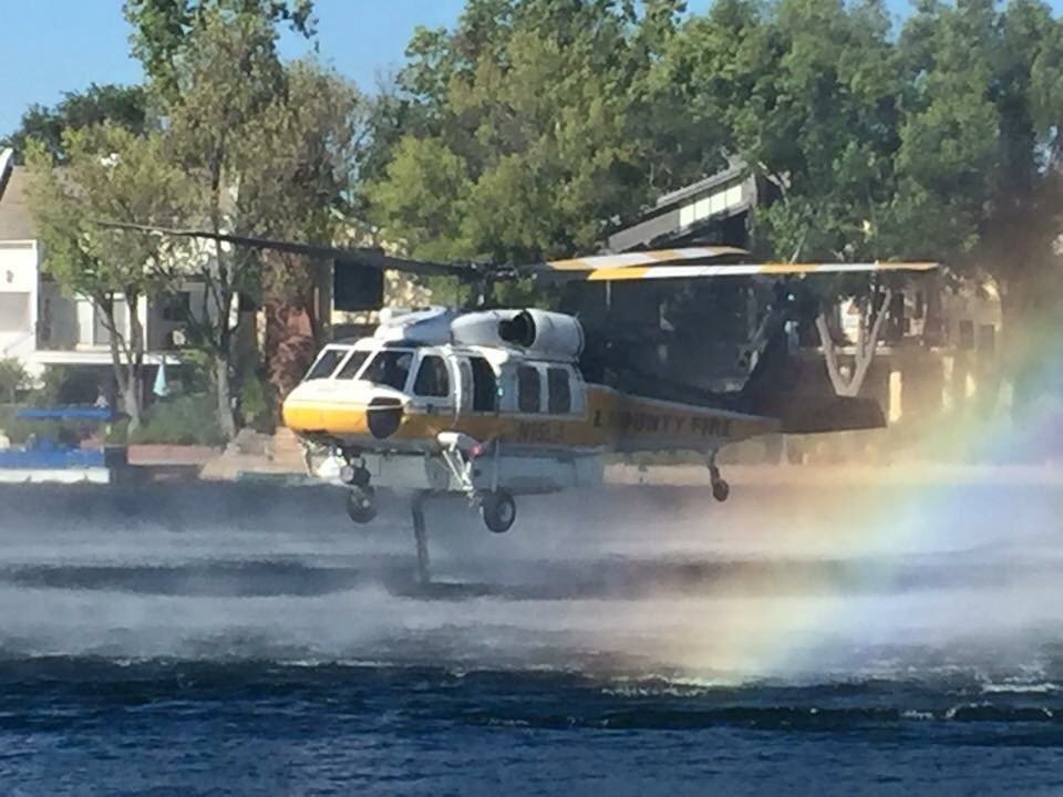 A wildfire that broke out Saturday afternoon is burning out of control in the Los Angeles suburb of Calabasas. About 500-600 people face mandatory evacuations