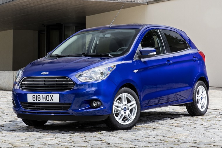 Ford Ka 2017 Blue Front Static