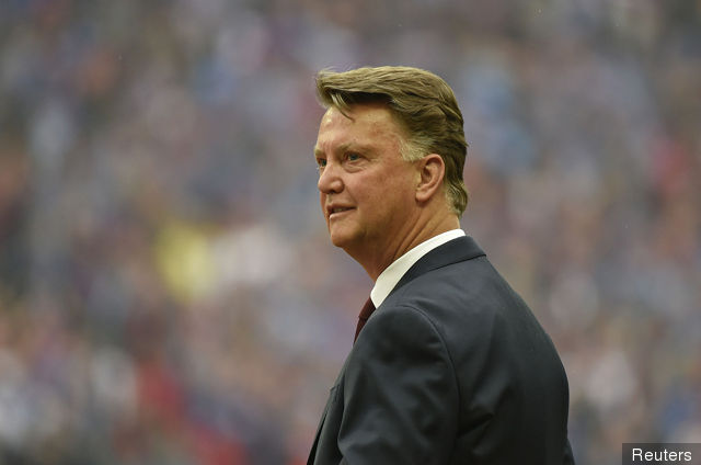 Manchester United manager Louis van Gaal