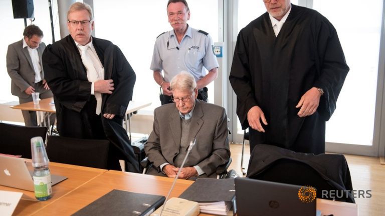 Former Auschwitz guard Reinhold Hanning, 94, found guilty of killing more than 170000 people