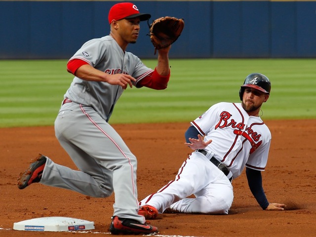 Braves' Freddie Freeman hits for cycle against Reds