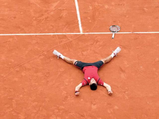 French Open win makes Serbian first man to claim non-year calendar slam since Rod Laver