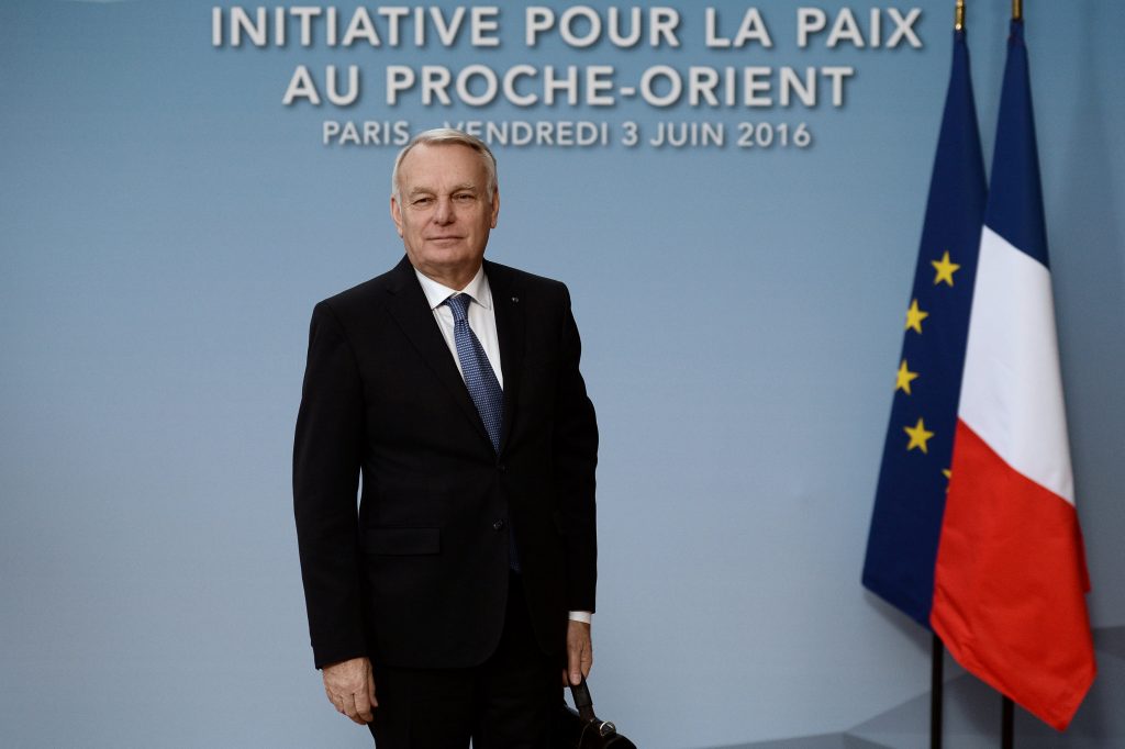 French Foreign Minister Jean Marc Ayrault arrives to host an international and interministerial conference in a bid to revive the Israeli Palestinian peace process in Paris France