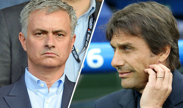 Jose Mourinho and Antonio Conte