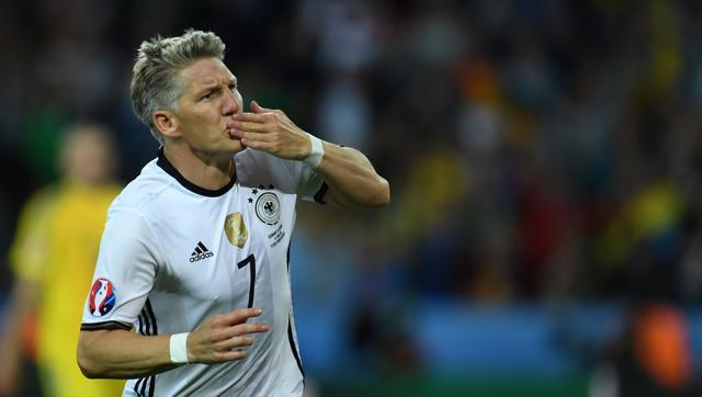 Germany 2-0 Ukraine: Bastian Schweinsteiger's late strike ensures world champions get Euros campaign off to perfect start