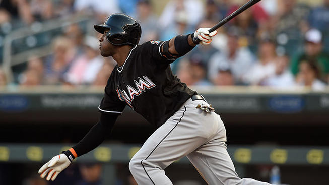 Getty Images The Marlins scored seven runs in the seventh inning