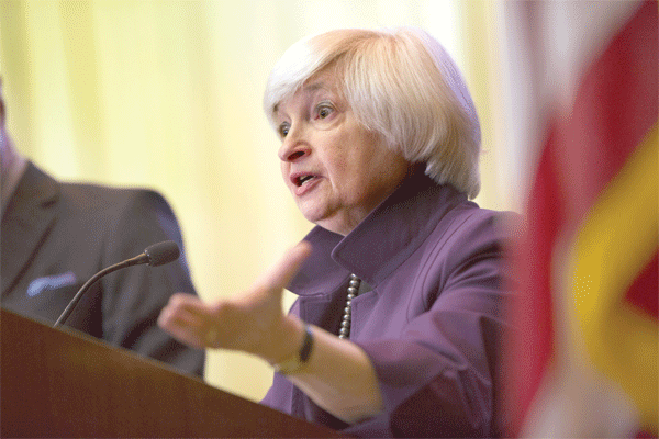 Yellen Says Latest Jobs Report Raises Questions About Economic Outlook