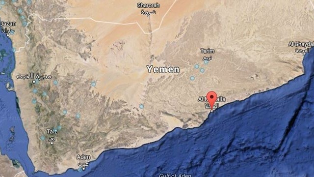 Yemen Mukalla map