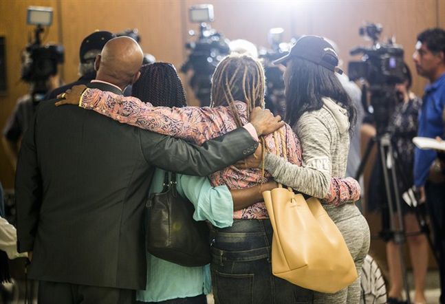 Family members of the victims of Lonnie Franklin Jr. known as the