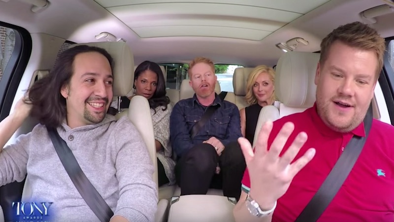 We Should Probably Start A Petition To Get Lin-Manuel Miranda Hosting 'Carpool Karaoke'