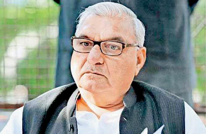 Haryana Chief Minister Bhupinder Singh Hooda