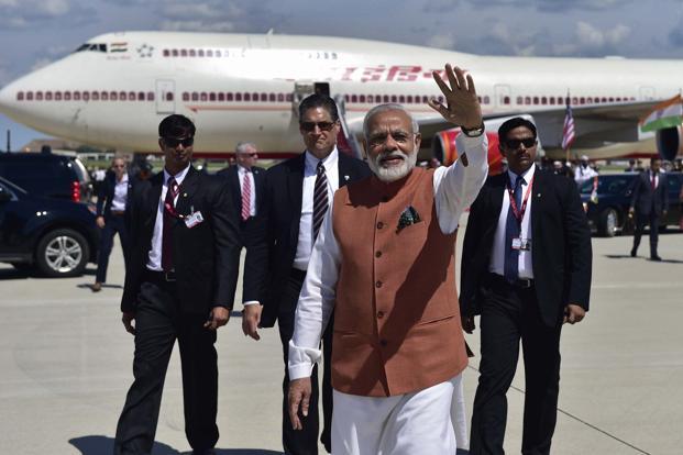 The centrepiece of Modi’s US visit will be his meeting with US President Barack Obama on Wednesday and an address to the US Congress on Thursday