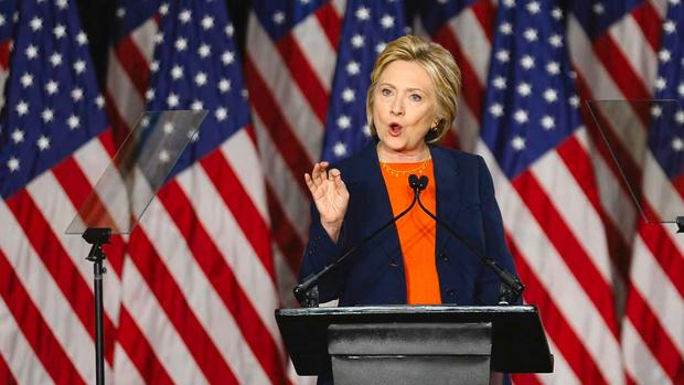 Hillary Clinton delivers a speech on national security in San Diego. REUTERS  Mike Blake