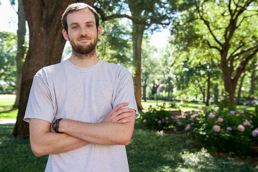 Senior math and computer science major Brian Minter was recently selected to attend the Apple Worldwide Developer's Conference