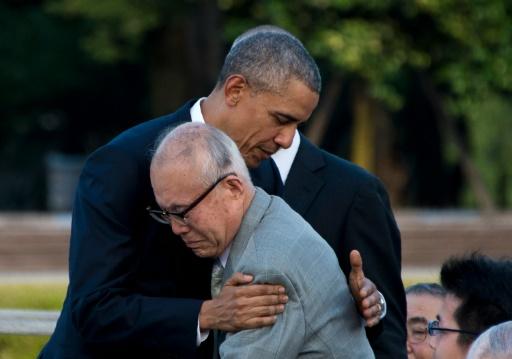 Hugs and tears Obama meets A-bomb survivors in Hiroshima