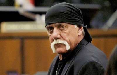 Hulk Hogan sits in court during his trial against Gawker Media in St Petersburg Fla