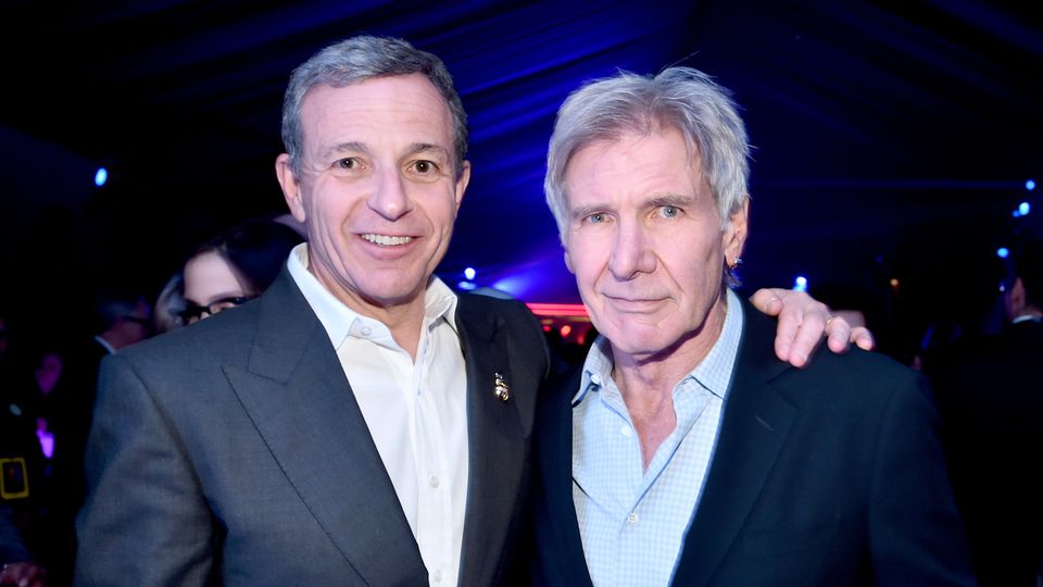 Iger and Ford at the Force Awakens premiere
 
    Iger and Ford at the Force Awakens premiere