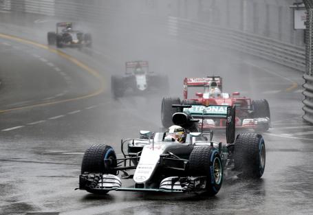 Image Text
 LEADER OF THE PACK The Mercedes star leads the way in Monaco