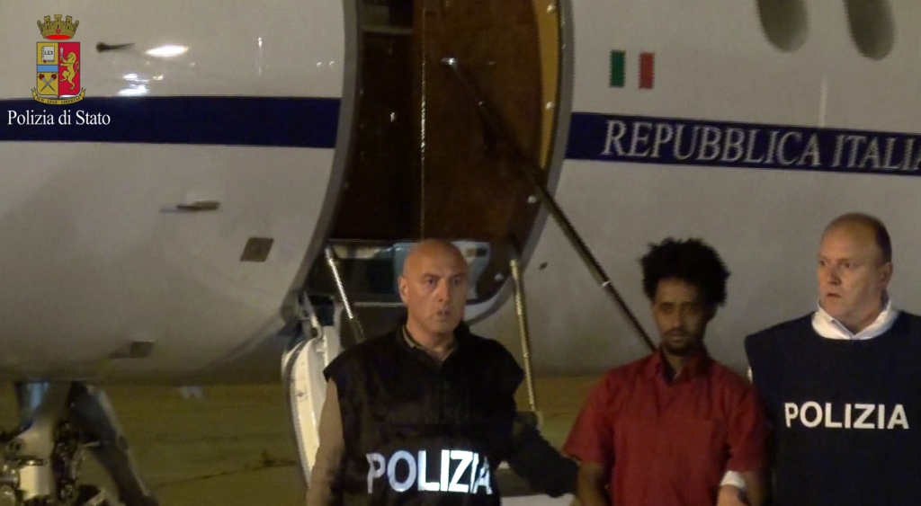 Italian police images of the captured'kingpin have prompted an outcry that the suspect in custody is an innocent man with a different name