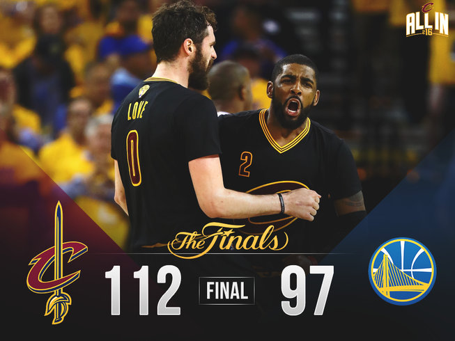 NBA Finals Game 5 Highlights Cleveland Cavaliers Stay Alive Irving James Score 40 Apiece