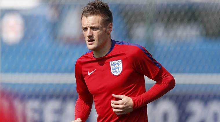 Jamie Vardy has scored three goals in seven internationals