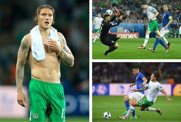 Jeff Hendrick takes in Ireland's Euro 2016 win over Italy