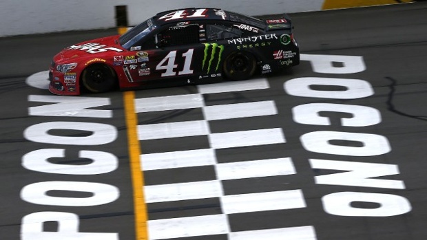 Kurt Busch wins at Pocono Raceway